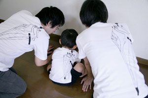 shikisai toddler t-shirt [ Umbrella ] detail