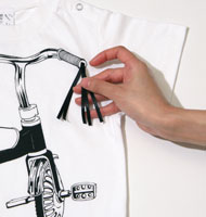 shikisai toddler t-shirt [ Tricycle ] detail