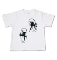 shikisai toddler t-shirt [ canvas shoes ] detail
